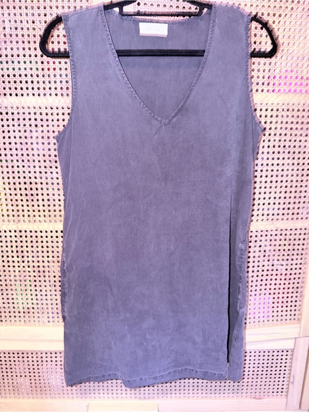 Bella Dahl Sleeveless V-Neck Shift Tunic Dress Anthropologie Sz Small